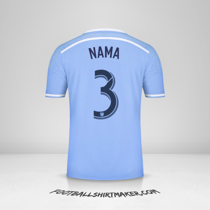 Jersey New York City FC 2015/16 -  nama - 3