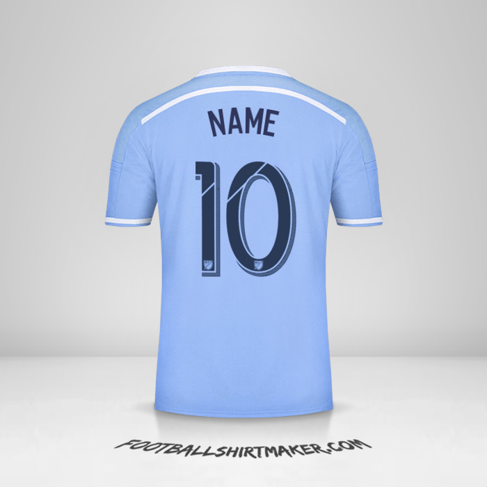 Jersey New York City FC 2015/16 -  name - 10