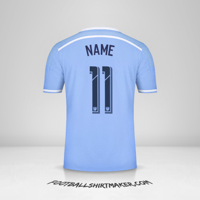 Jersey New York City FC 2015/16 -  name - 11