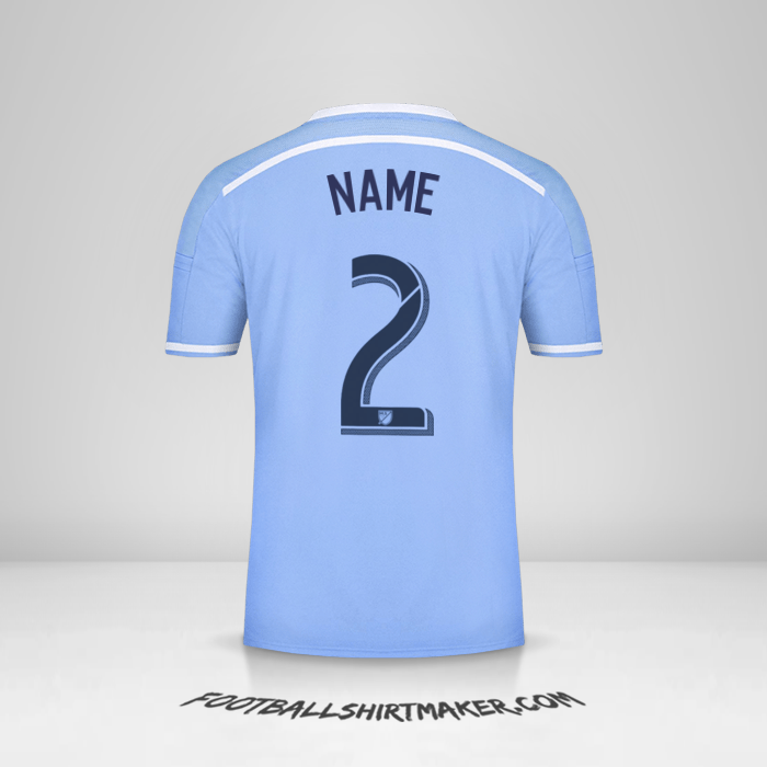 Trikot New York City FC 2015/16 -  name - 2