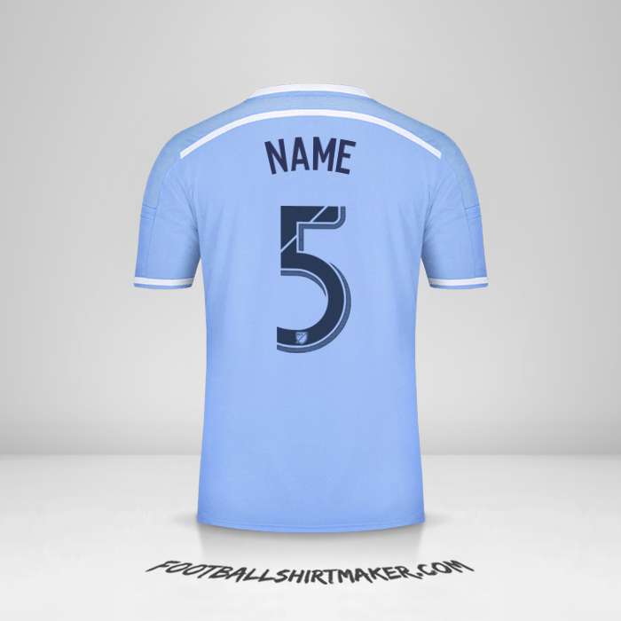 Jersey New York City FC 2015/16 -  name - 5