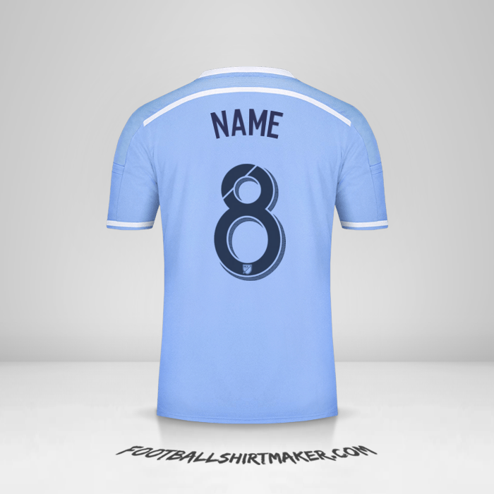 Jersey New York City FC 2015/16 -  name - 8