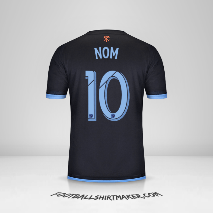 Maillot New York City FC 2015 Extérieur -  nom - 10