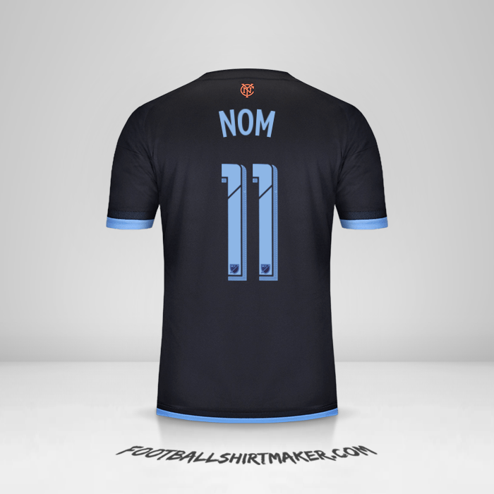 Maillot New York City FC 2015 Extérieur -  nom - 11