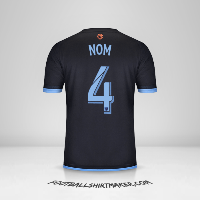 Maillot New York City FC 2015 Extérieur -  nom - 4