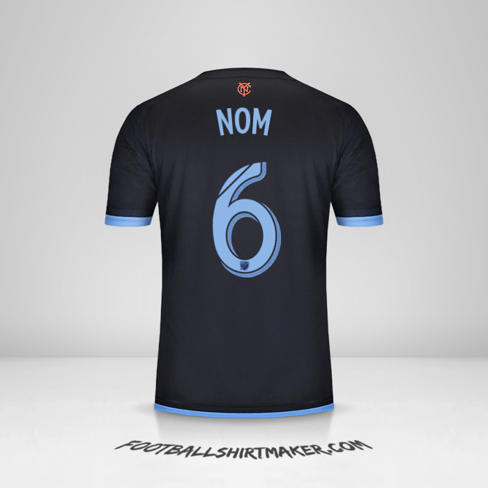 Maillot New York City FC 2015 Extérieur -  nom - 6