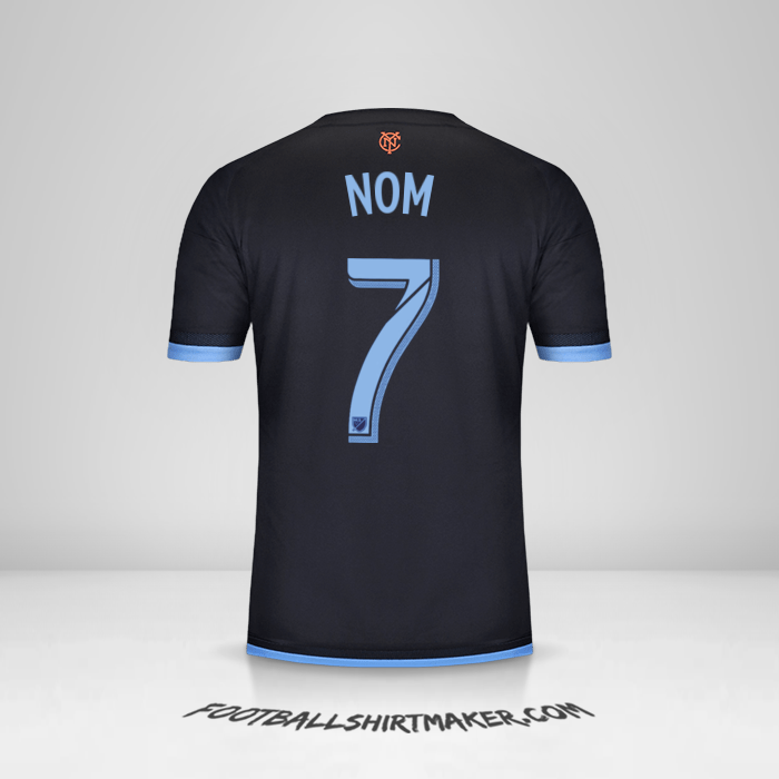 Maillot New York City FC 2015 Extérieur -  nom - 7