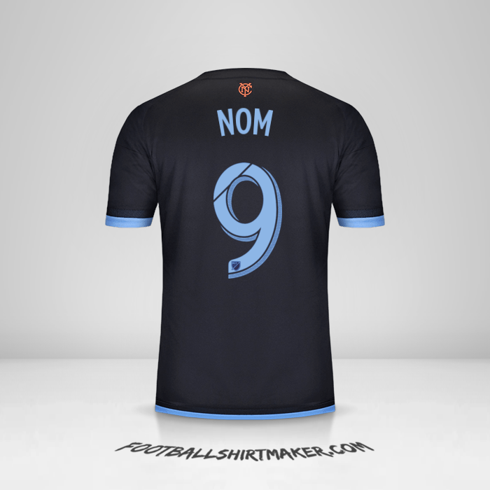 Maillot New York City FC 2015 Extérieur -  nom - 9