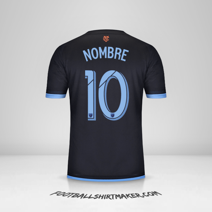 Camiseta New York City FC 2015 Visita -  nombre - 10