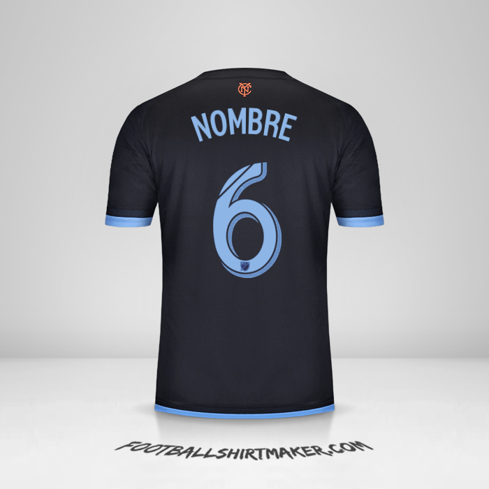 Camiseta New York City FC 2015 Visita -  nombre - 6