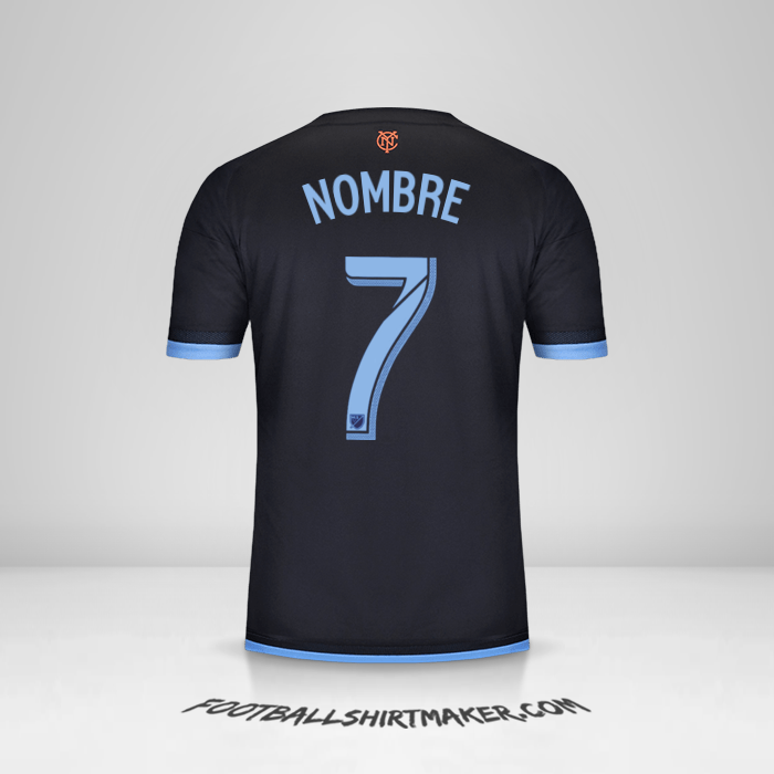 Camiseta New York City FC 2015 Visita -  nombre - 7