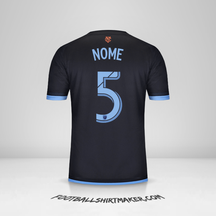 Maglia New York City FC 2015 Seconda -  nome - 5