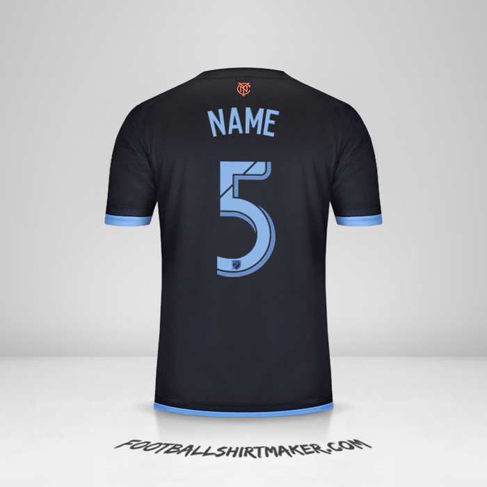 Jersey New York City FC 2015 Away -  name - 5