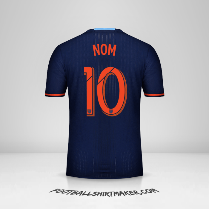 Maillot New York City FC 2016/17 Extérieur -  nom - 10
