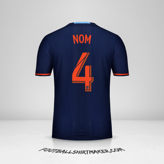 Maillot New York City FC 2016/17 Extérieur -  nom - 4