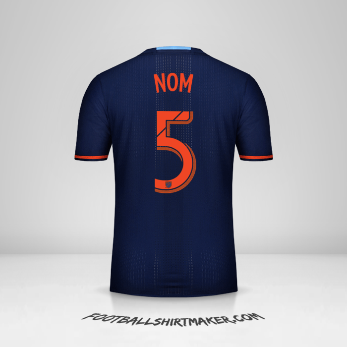 Maillot New York City FC 2016/17 Extérieur -  nom - 5