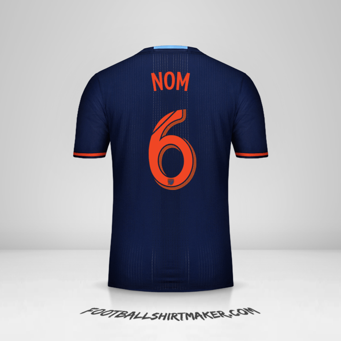 Maillot New York City FC 2016/17 Extérieur -  nom - 6
