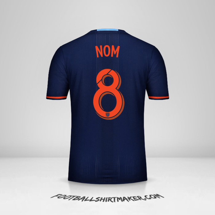 Maillot New York City FC 2016/17 Extérieur -  nom - 8
