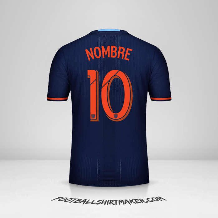 Camiseta New York City FC 2016/17 Visita -  nombre - 10