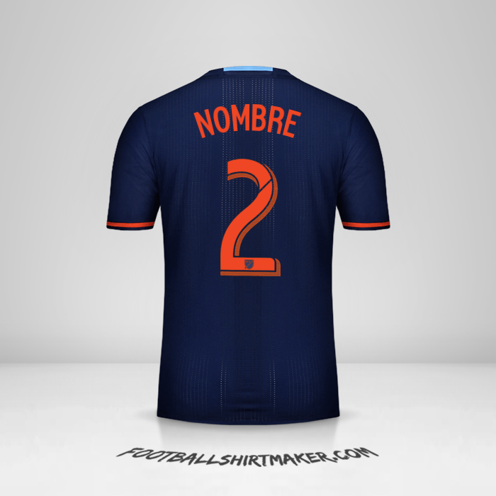 Camiseta New York City FC 2016/17 Visita -  nombre - 2
