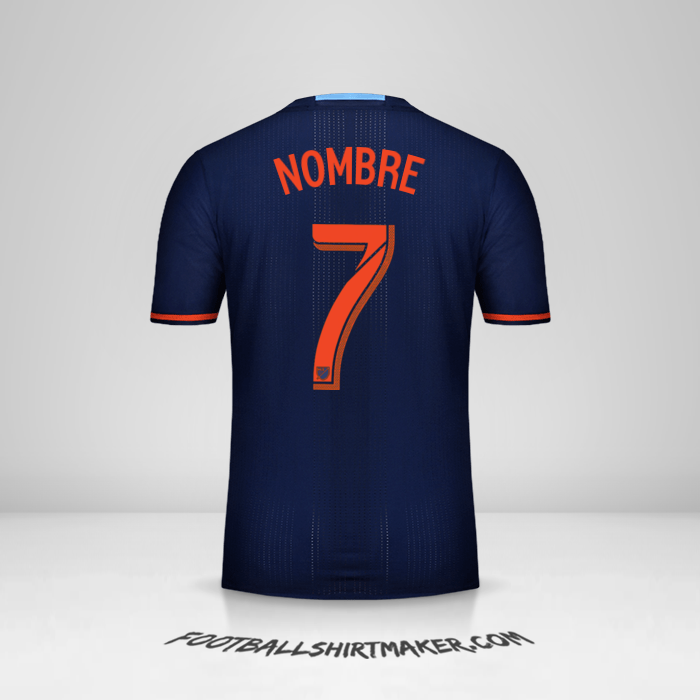 Camiseta New York City FC 2016/17 Visita -  nombre - 7