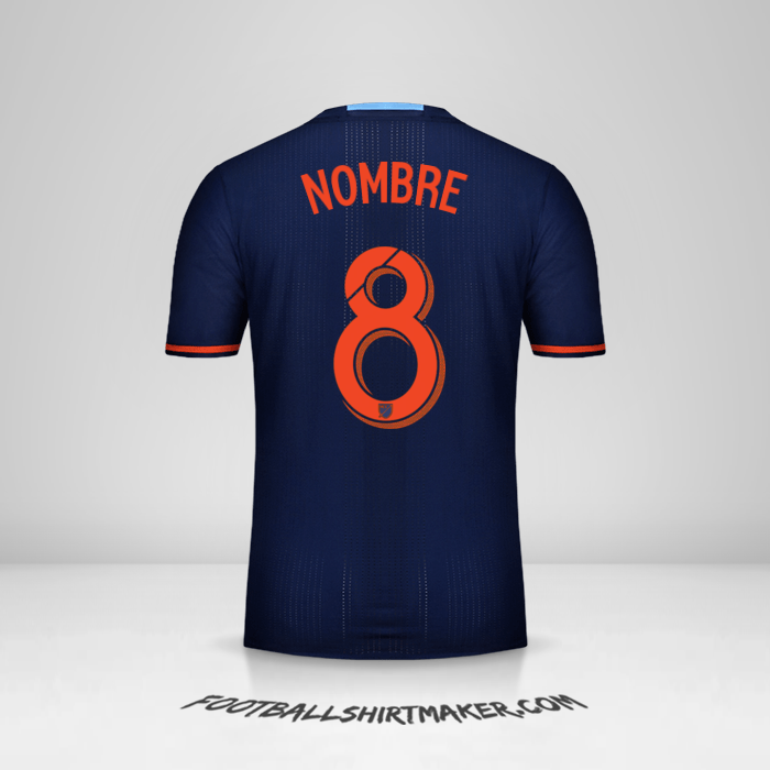 Camiseta New York City FC 2016/17 Visita -  nombre - 8