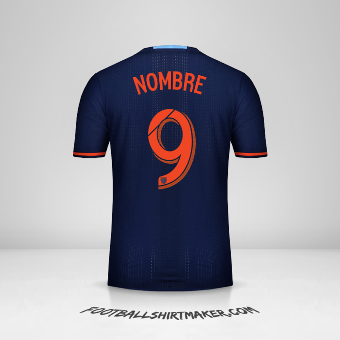 Camiseta New York City FC 2016/17 Visita -  nombre - 9