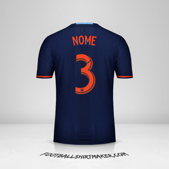 Maglia New York City FC 2016/17 Seconda -  nome - 3