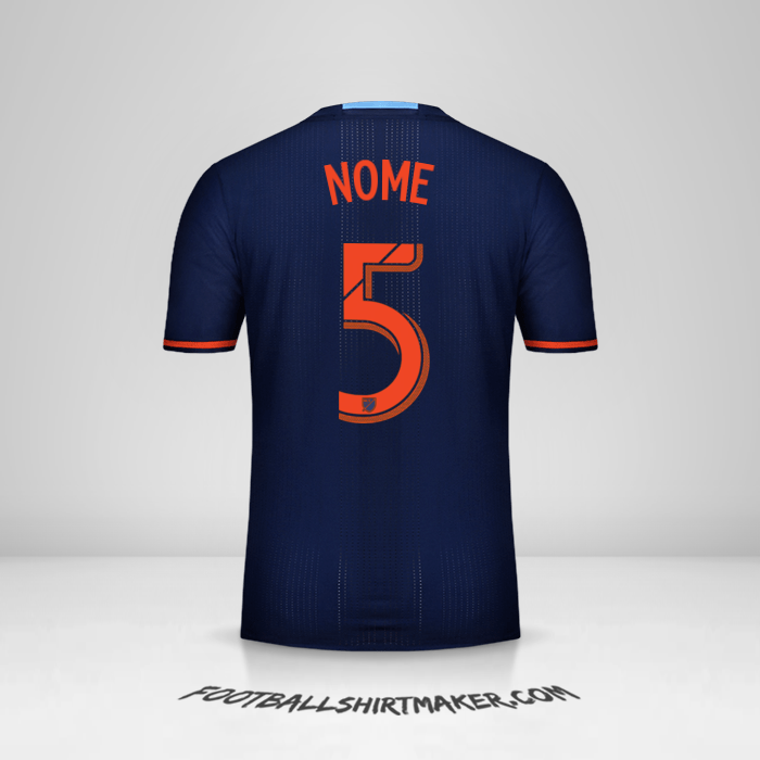Maglia New York City FC 2016/17 Seconda -  nome - 5