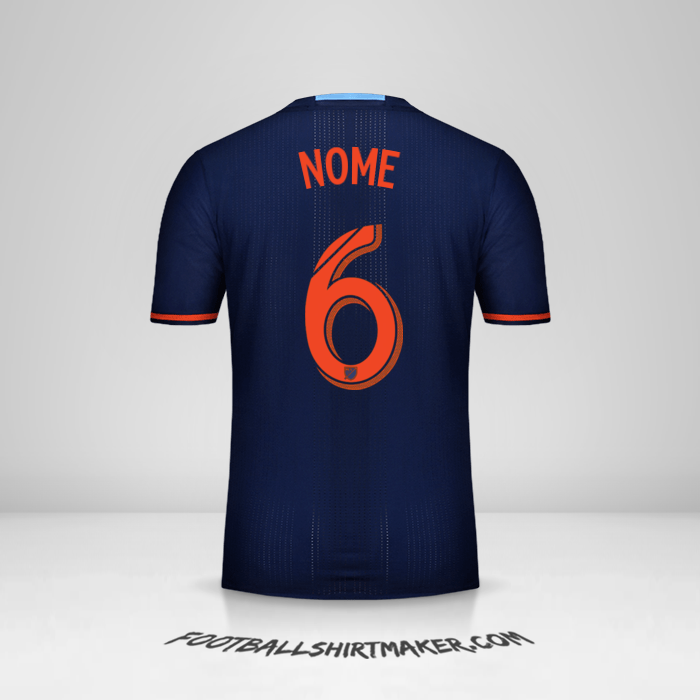 Maglia New York City FC 2016/17 Seconda -  nome - 6