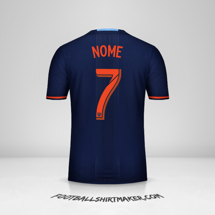 Maglia New York City FC 2016/17 Seconda -  nome - 7