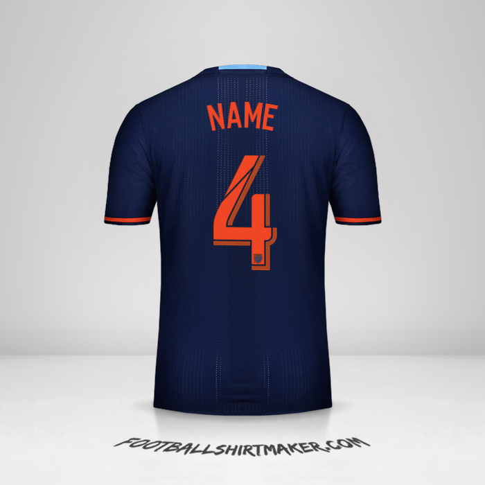 Trikot New York City FC 2016/17 Auswärts -  name - 4