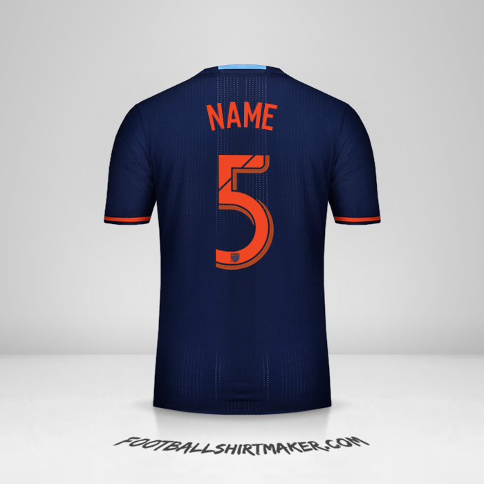 Shirt New York City FC 2016/17 Away -  name - 5