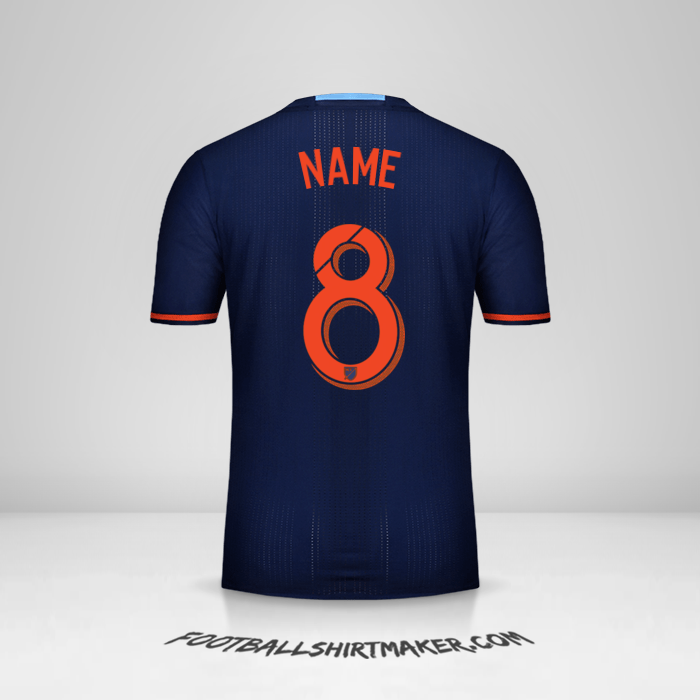 Jersey New York City FC 2016/17 Away -  name - 8