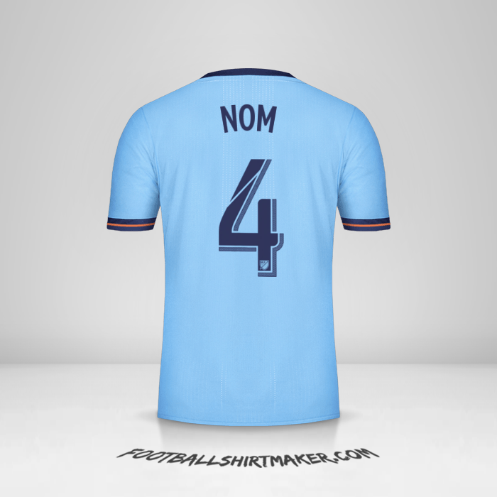 Maillot New York City FC 2017/18 -  nom - 4
