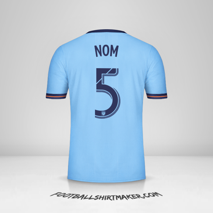 Maillot New York City FC 2017/18 -  nom - 5