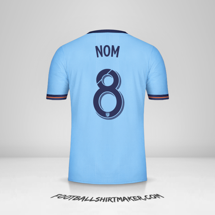 Maillot New York City FC 2017/18 -  nom - 8