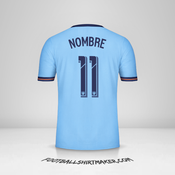 Camiseta New York City FC 2017/18 -  nombre - 11
