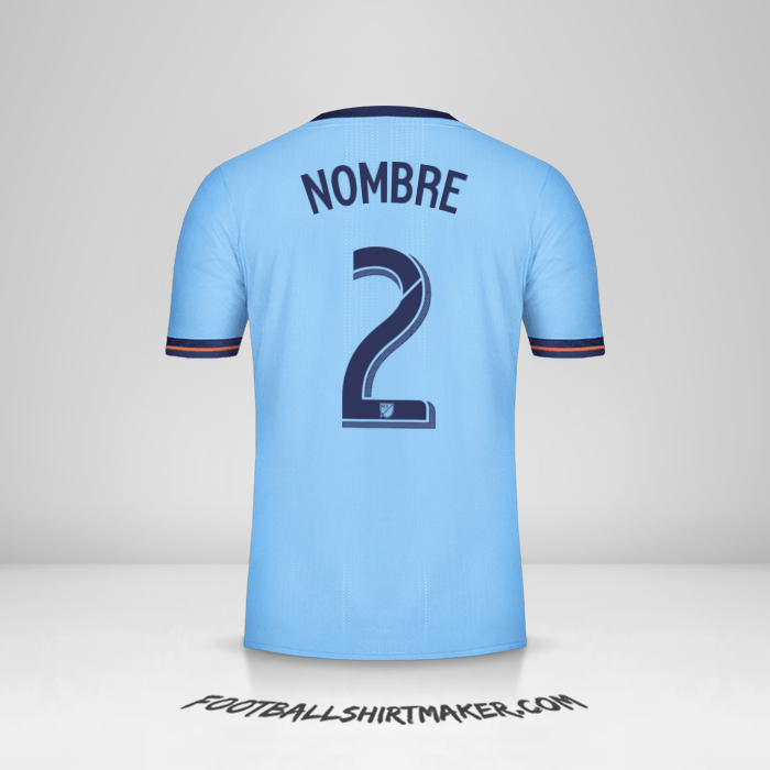 Jersey New York City FC 2017/18 -  nombre - 2