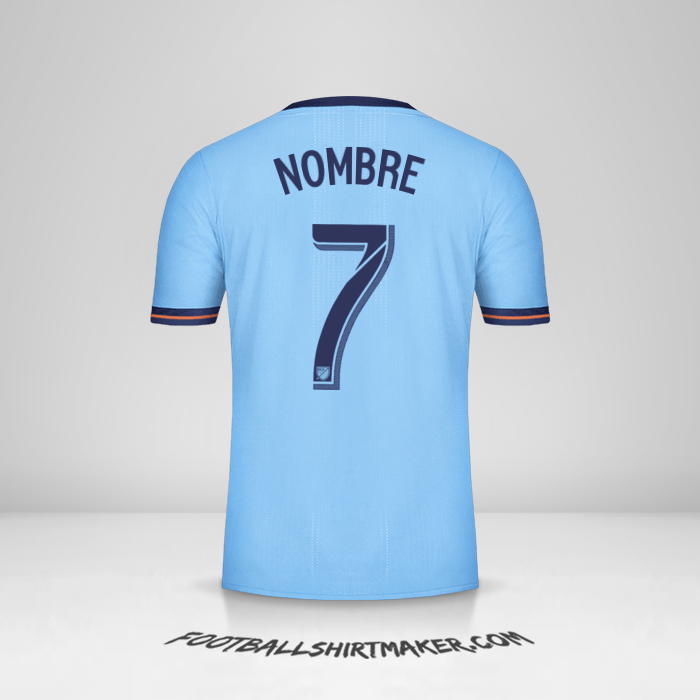 Jersey New York City FC 2017/18 -  nombre - 7