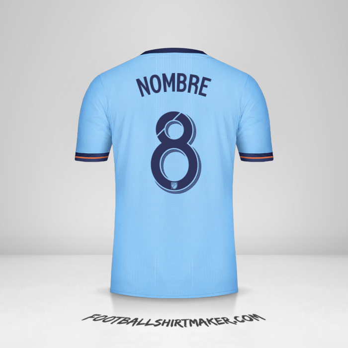 Camiseta New York City FC 2017/18 -  nombre - 8