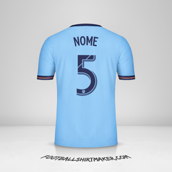 Camisa New York City FC 2017/18 -  nome - 5