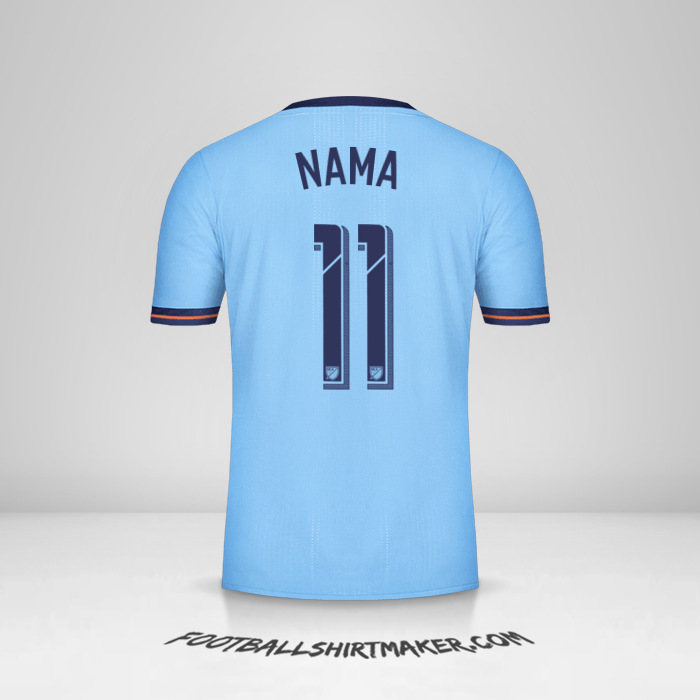 Jersey New York City FC 2017/18 -  nama - 11