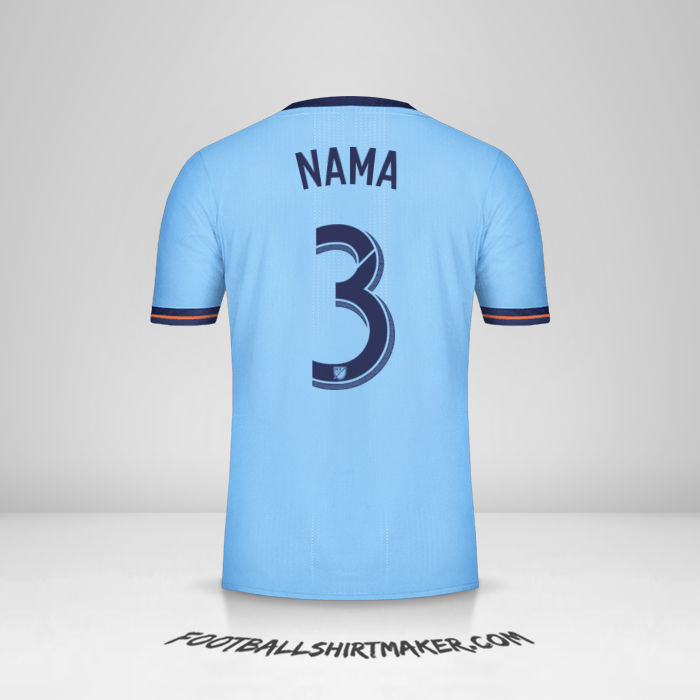 Jersey New York City FC 2017/18 -  nama - 3