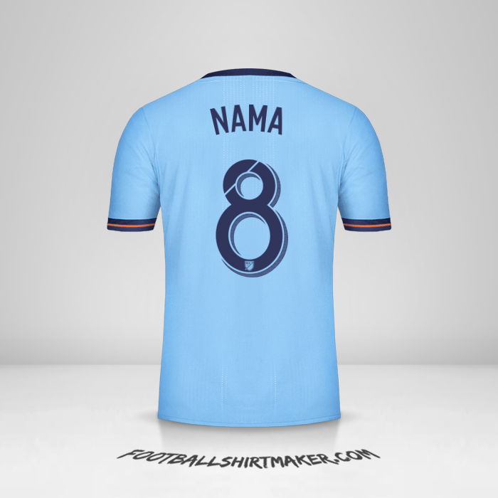 Jersey New York City FC 2017/18 -  nama - 8