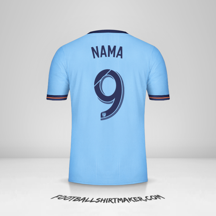 Jersey New York City FC 2017/18 -  nama - 9