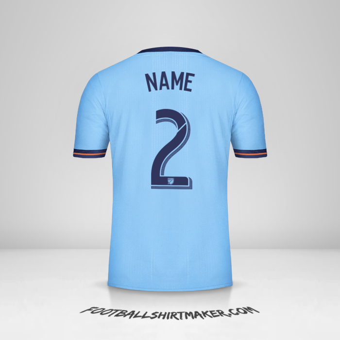 Jersey New York City FC 2017/18 -  name - 2