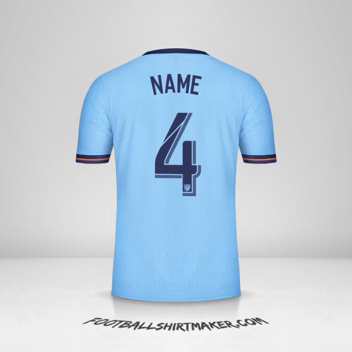 Jersey New York City FC 2017/18 -  name - 4