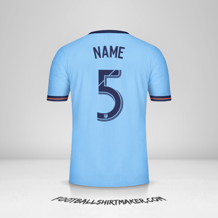 Jersey New York City FC 2017/18 -  name - 5