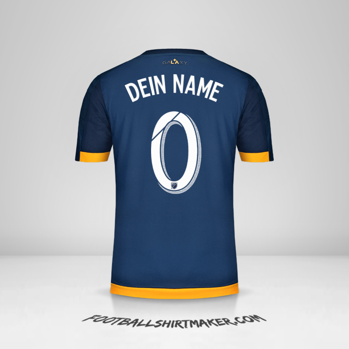 Trikot LA Galaxy 2015/2016 II -  dein name - 0